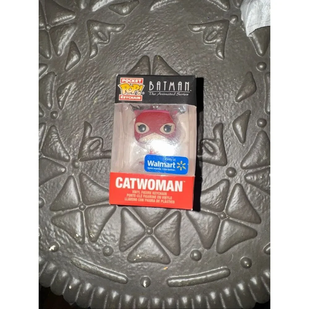 Catwoman heart valentines funco pop keychains nib mini bag charm decor backpack
